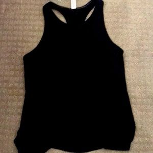 Black tang top active wear